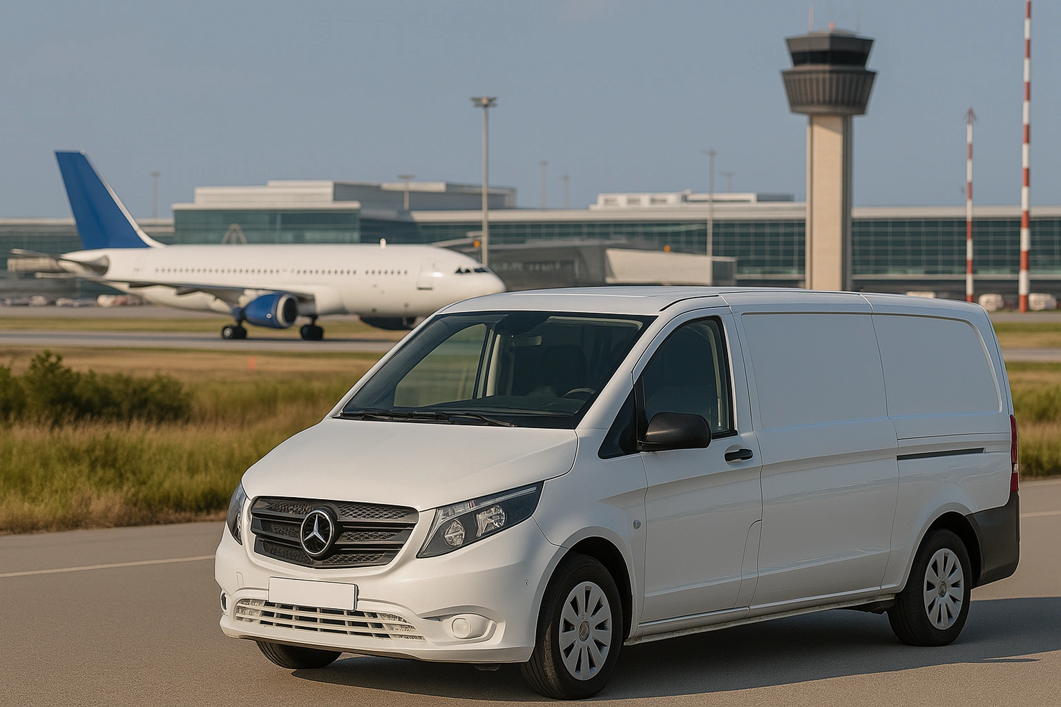 Alquiler de furgoneta o coche familiar en el aeropuerto de Ibiza